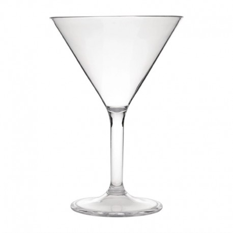 Kristallon polycarbonaat martiniglazen 30cl (12 stuks)