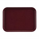 Cambro Epictread rechthoekig antislip glasvezel dienblad bordeaux 35x27cm