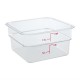 Cambro Camsquare vierkante polycarbonaat voedseldoos 1,9ltr
