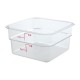 Cambro Camsquare vierkante polycarbonaat voedseldoos 1,9ltr
