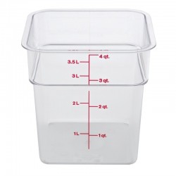 Cambro Camsquare vierkante polycarbonaat voedseldoos 3,8ltr