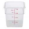 Cambro Camsquare vierkante polycarbonaat voedseldoos 3,8L