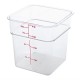 Cambro Camsquare vierkante polycarbonaat voedseldoos 3,8ltr