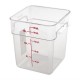 Cambro Camsquare vierkante polycarbonaat voedseldoos 17,2ltr