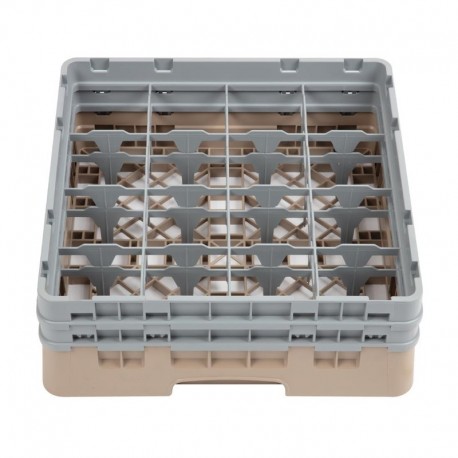 Cambro Camrack vaatwaskorf met 16 compartimenten max. glashoogte 13,3cm