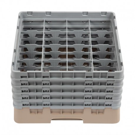 Cambro Camrack vaatwaskorf met 16 compartimenten max. glashoogte 25,7cm