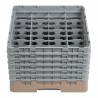 Cambro Camrack vaatwaskorf met 16 compartimenten max. glashoogte 29,8cm