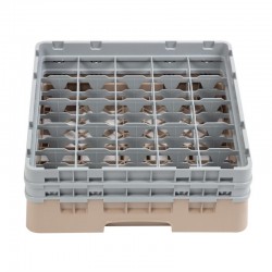 Cambro Camrack vaatwaskorf met 25 compartimenten max. glashoogte 13,3cm