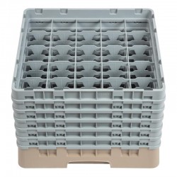 Cambro Camrack vaatwaskorf met 25 compartimenten max. glashoogte 29,8cm