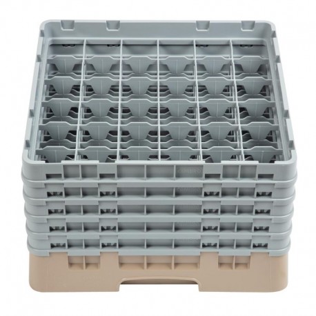 Cambro Camrack vaatwaskorf met 36 compartimenten max. glashoogte 25,7cm