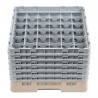 Cambro Camrack vaatwaskorf met 36 compartimenten max. glashoogte 29,8cm