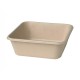 Duni Bagasse Box 155x155x53 900cc Bruin (320 stuks)