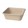 Duni Bagasse Box 155x155x53 900cc Bruin (320 stuks)