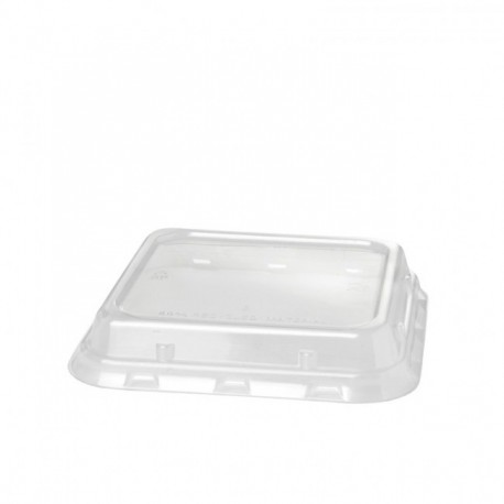 Duni rPET deksel tbv Bagasse Box 156x156 (40 stuks)