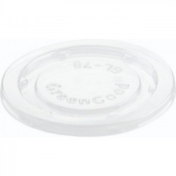 PLA deksel voor Dressing Cups Bagasse (250 stuks)