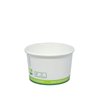 FSC® karton/PLA ijsbeker 4oz/120ml/76mm Ø x 47mm 1000 stuks