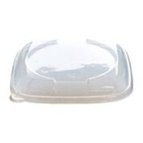 PLA deksel voor bowl vierkant 500/750ml 4x125 (500 stuks)