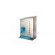 Rvs multidispenser, breed, t.b.v. disposables, 40 x 28 x 13,5 cm