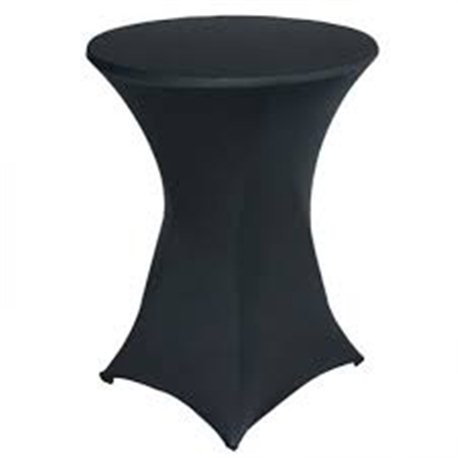 Topcover Black t.b.v Statafel 85 cm 