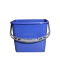 Materiaalwagen emmer kunststof 5 ltr.blauw