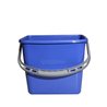 Materiaalwagen emmer kunststof 5 ltr.blauw