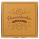 Pannenkoekendoos bruin aluminium (100 stuks)
