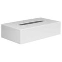 Witte rechthoekige tissue box