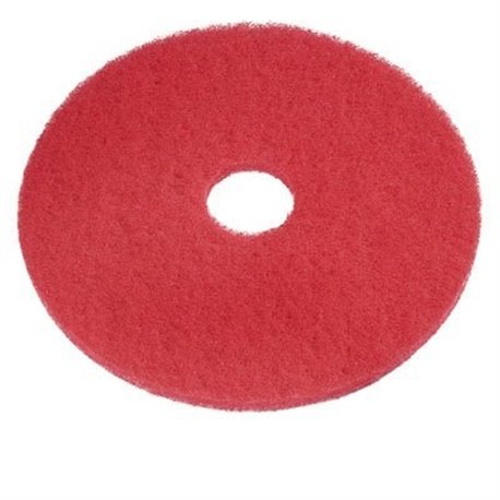 Pad rood Ø 165 mm - Doos: 5 stuks (tbv. Scrubby)