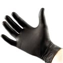 Zwarte nitril wegwerphandschoenen, ongepoederd (100 stuks) – Maat XL