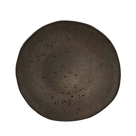 Q Authentic Stone Black bord 21 cm