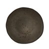 Q Authentic Stone Black bord 21 cm (per 6 stuks)