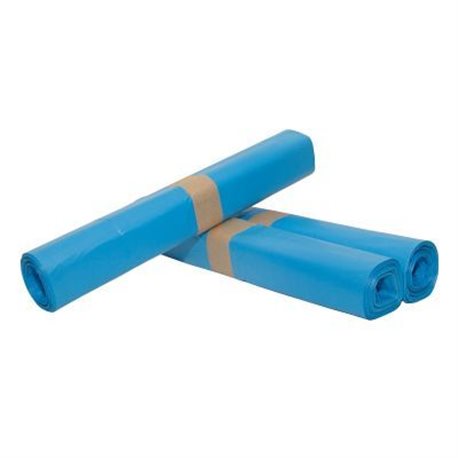 Afvalzak blauw 80x110 LDPE T70 (10 rol á 20 stuks)