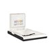 Mediclinics opklapbare verticale baby verschoontafel , RVS zwart