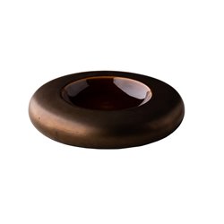 Donut kom metallic goud 22 cm
