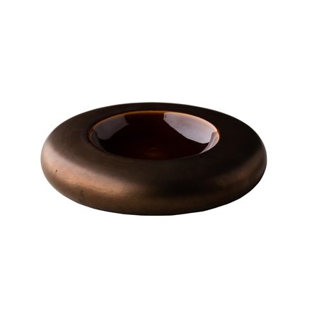 Donut kom metallic goud 22 cm
