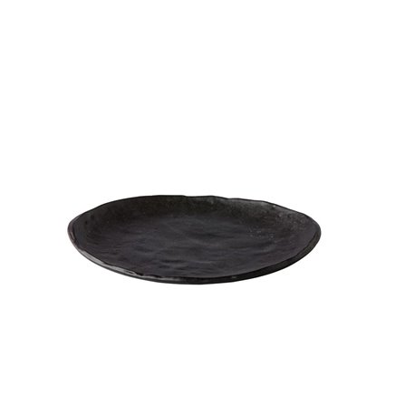 Bord Oyster zwart 21cm