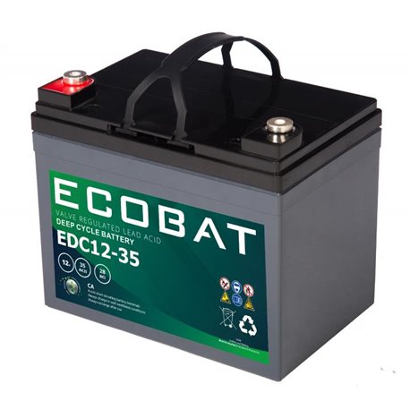 Accu 12V35 EDC 12-35 AGM geschikt voor Viper 380B