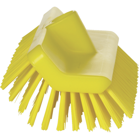 Vikan Hygiene hoekschrobber geel