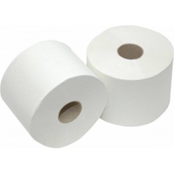 Toiletpapier Eco Compact recycled naturel - 1 laags 24 rol per doos.