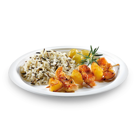 Sugarcane plate 26cm Ø (Box: 500 pcs)