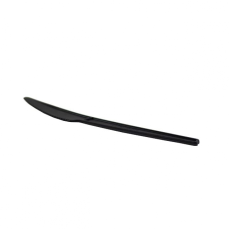 Re-usable CPLA knife 16,8cm black (Box: 1.000 pcs)