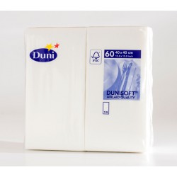 Dunisoft Airlaid servet 40 x 40 cm White 1/8 vouw (720 stuks)