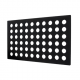 Seveerbak 60 gaten plaat zwart