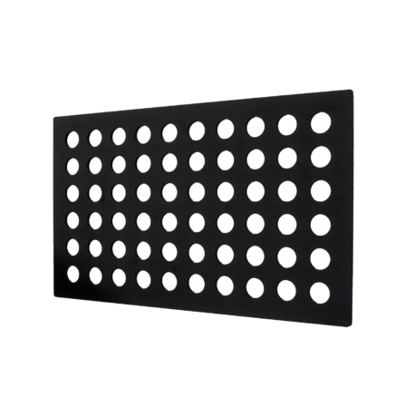 Seveerbak 60 gaten plaat zwart