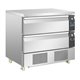 Polar U-serie compacte koel-vrieswerkbank 2 lades 4x GN 1/1