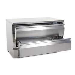 Polar U-serie compacte koel-vrieswerkbank 2 lades 6x GN 1/1