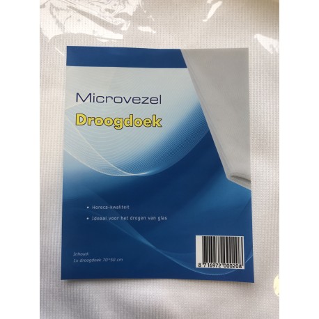 Microvezel Droogdoek Wit 70x50 cm