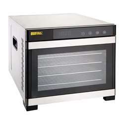Buffalo RVS droogoven 6 lades