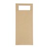 Europochette Bruin Bestekzakje met Wit Servet (500 stuks)