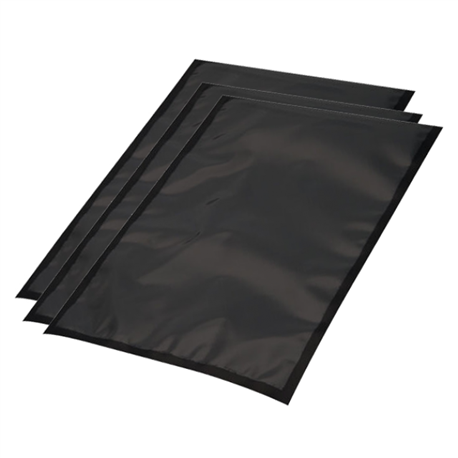 Vacuumzakken ZWART zijlas 150x200 mm - Doos: 100 stuks